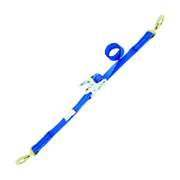 シライ ベルタイト ラチェットバックル 端末金具付き形 スナップフックツイスト付 105 x 225 x 140 mm RK50L6SHT500 1点