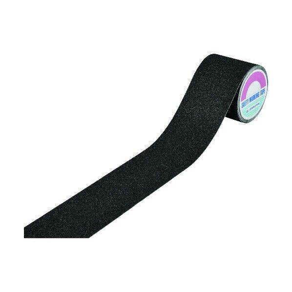 滑り止めラインテープ ASS‐105BK 塩ビ+鉱物粒子 屋内外兼用 100mm×5m 260232 1個