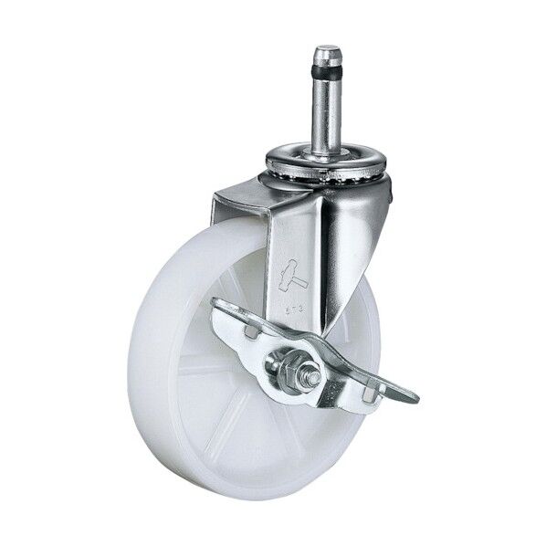 Kシリーズ自在SP付ナイロン車85mm 平戸車 415KN85 1個