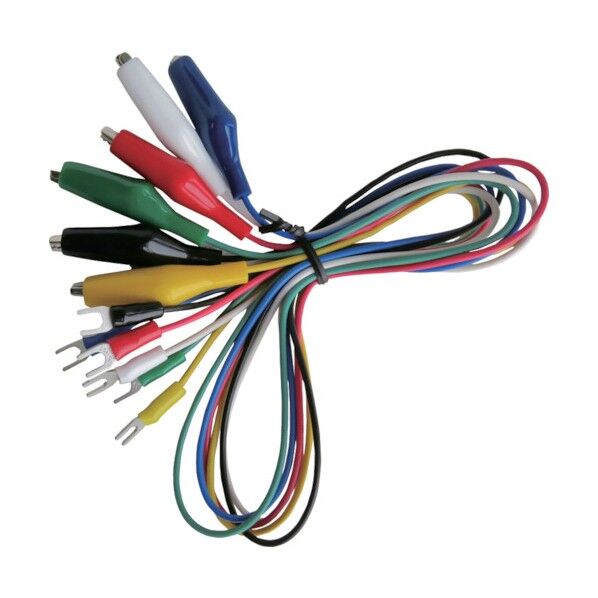 端子付テストリード(Y字端子⇔シールドクリップM)