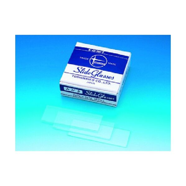 スライドグラス 青板切放し 579-14-31-01 50枚