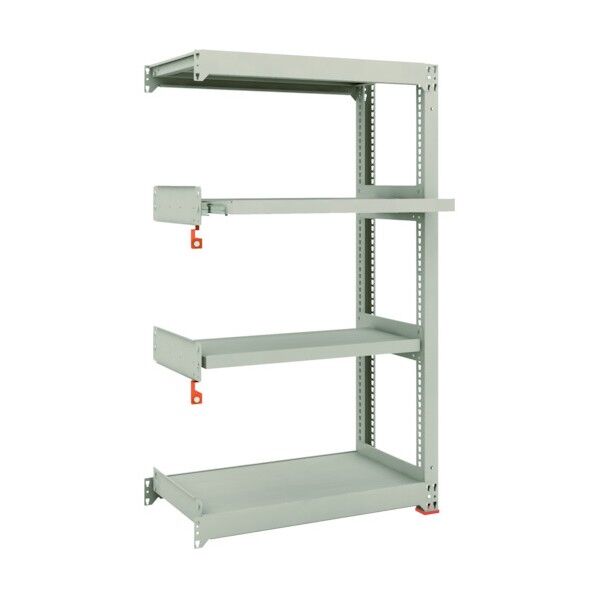 M3型中量ボルトレス棚 2段 スライド2段 連結型