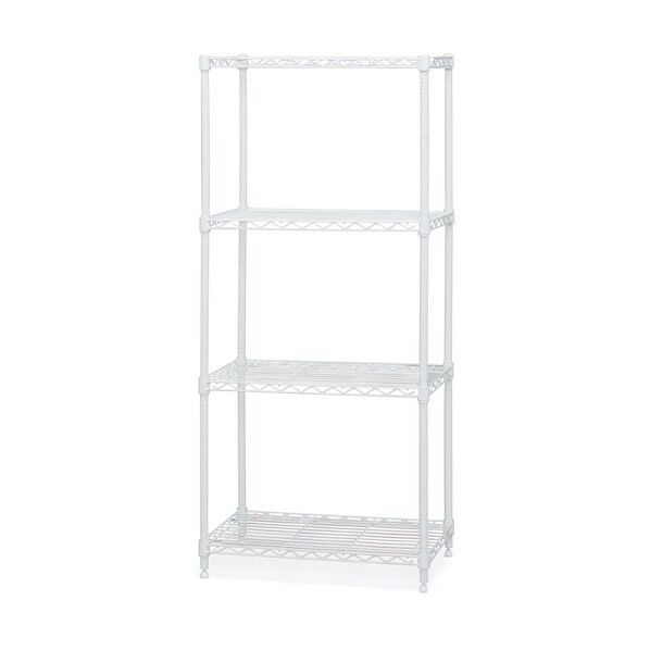 573520 カラーメタルラック ホワイト ホワイト CMM-55124-W (573520) 1点