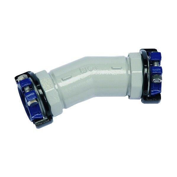 カワニシ 塩ビ管用継手 Xエルボ221/2°V40 SKX22LV40 1点