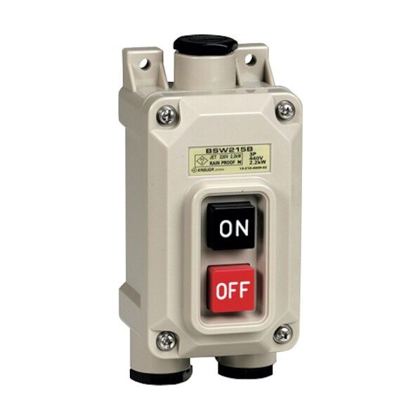 防雨型押釦開閉器 BSW215B3AB 1点