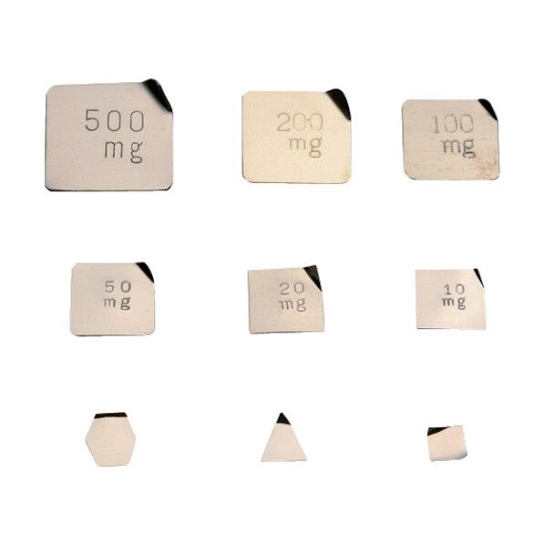 新光電子 :板状分銅 基準分銅型(非磁性ステンレス) 2MG F1級 F1PSB-2M 1点