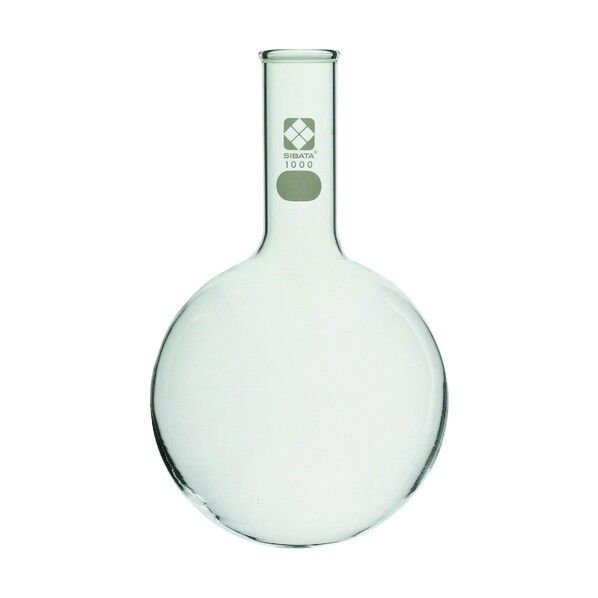 丸フラスコ 1L リップ付 ミクロケルダール用 1個