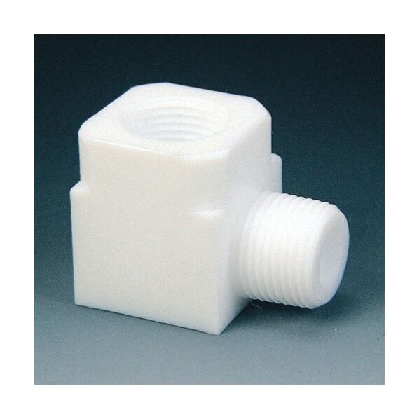 フロンケミカル PTFE パイプエルボーアダプター RC1/4×R1/4