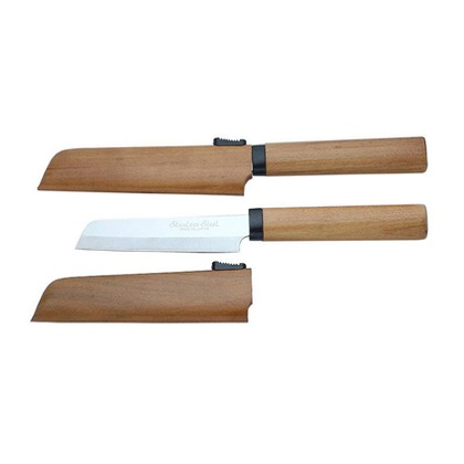 桜鞘　ST-100　角　フルーツナイフ 刃長88mm KC-076 1