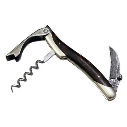 アスロ ダマスカスシリーズ 黒檀 全長120mm AT-013 1