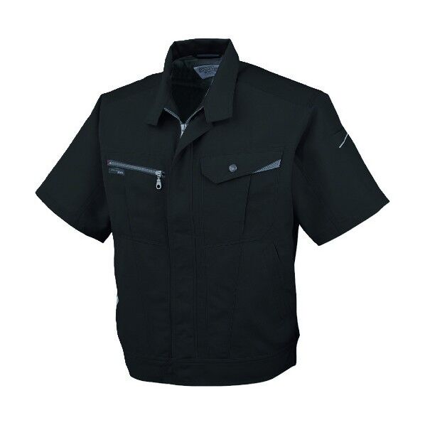 半袖ブルゾンAS-720 23GチャコールS AS720-23-S 1点