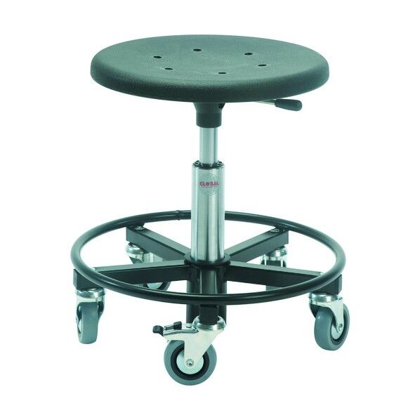 SIGMA 480RS フットリング付き作業チェア スチール製ベース 座高37~50cm 11300110000 1点