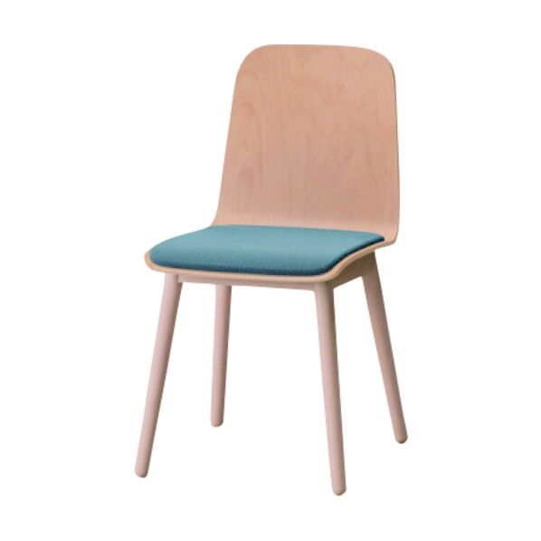 ノットワーク木脚チェア座パッド KLL-124C-LS5 1点