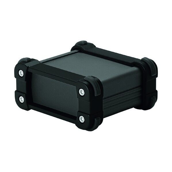 コーナーガード付アルミケースアルミパネルタイプ ブラック EXP20-9-14BB 1点