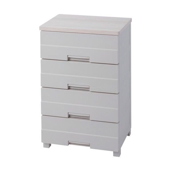 フィッツプラス イージー 4段 カプチーノ 55×41×85cm FE5504 1個