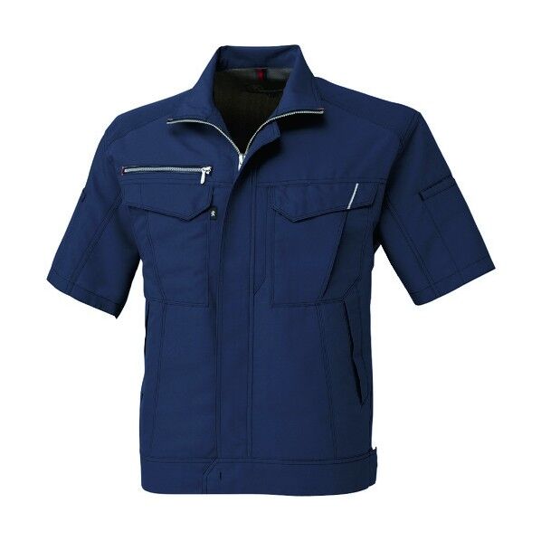 半袖ブルゾン ネイビー 3Lサイズ A-8070-01-3L 1点