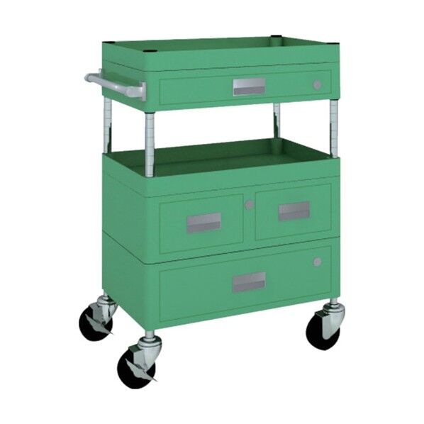 フレックスワゴン 引出付 750X500 YG色 FLW-822VWZYG 1点