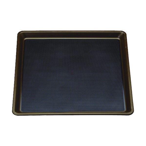 マイン PP正角盆 ブラウン(ノンスリップ) M44-352 ブラウン ESY2201 1個