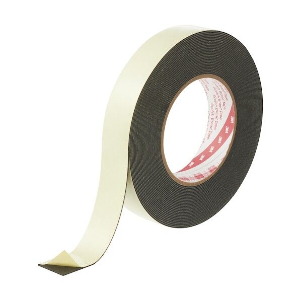 ベータテープ 両面接着低VOCタイプ 4425ー10 10mmX14m 黒 4425-10 10X14 1P 1点