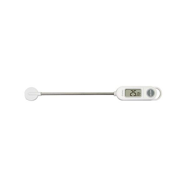 ドリテック dretec クッキング温度計 防滴 グリエ デジタル表示 約幅22.5×奥行2.8×高さ1.7cm O-264