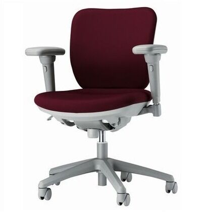 オフィスチェアー ボルドー 奥550mm×幅640mm×高825~935mm No.2912F 1
