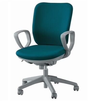 オフィスチェアー ブラック 奥570mm×幅640mm×高885~995mm No.2941F 1