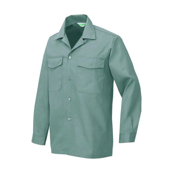 7650長袖シャツ（男女兼用）（薄地） 004グレー 3L 560 1