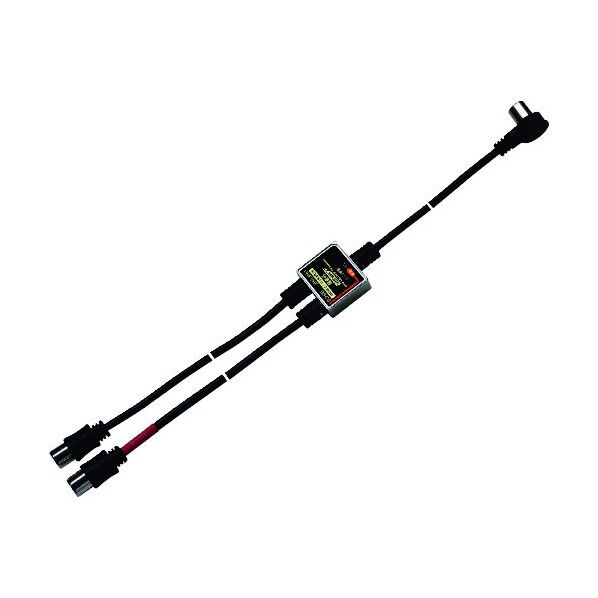 日本アンテナ アンテナ ケーブル付分波器 4K8K対応 入力1.5m-出力0.3m プッシュプラグ CSSCUES15L 1点...