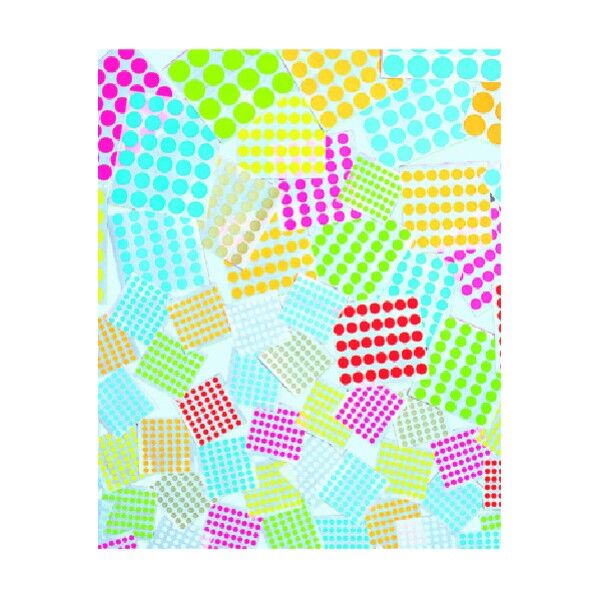 ドットラベル6.5mm シャトルーズ 615-55-95-13 1点