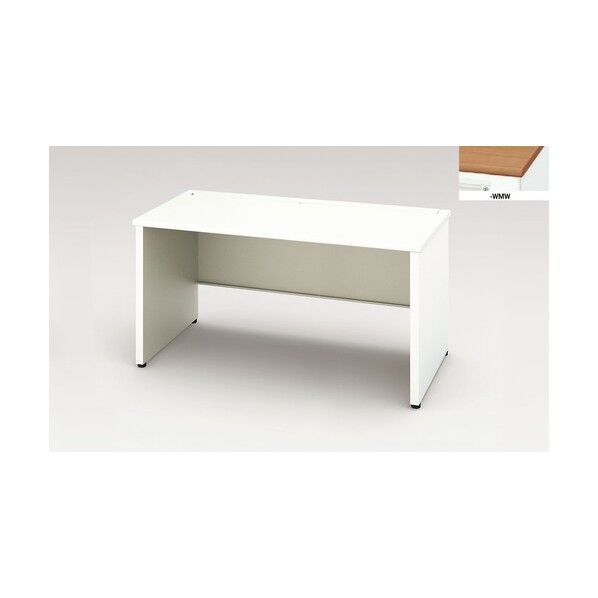 平デスク (パネル脚タイプ・引出し無し) XEHH147FDNP-WMW 1点