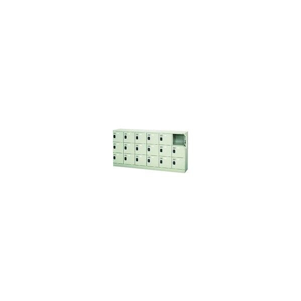 プラス 71092)多人数用ロッカー KL-L63 LGY 1点