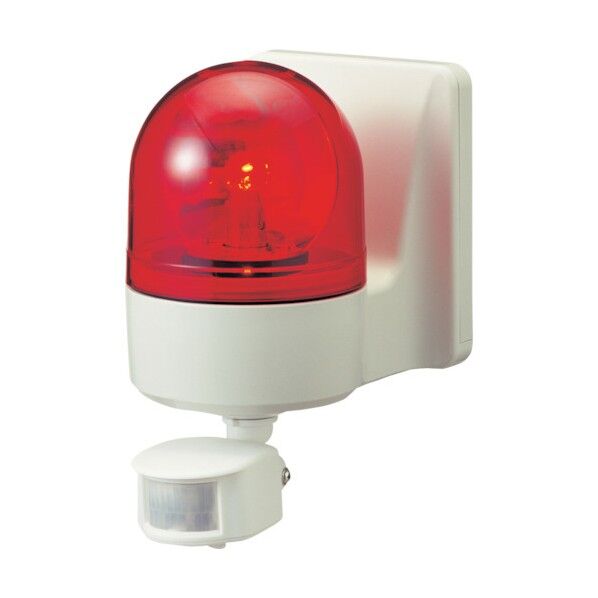 壁面取付けセンサ付き回転灯 Φ100 90dB