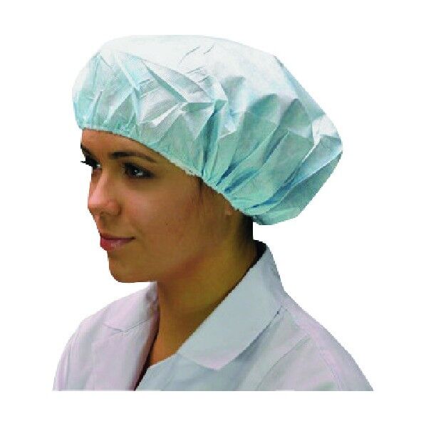 帯電帽 66050B ブルー 50枚×10袋 509-87-04-92 2点