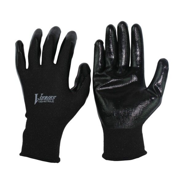 ニトリル背抜き手袋