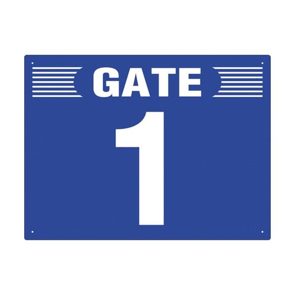 ユニット ゲート表示板 GATE 1 ヨコ 305-300 1点