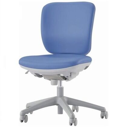 オフィスチェアー ブルー 奥550mm×幅640mm×高825~935mm No.2910S 1