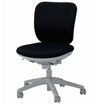 オフィスチェアー インクブルー 奥550mm×幅640mm×高825~935mm No.2930F 1