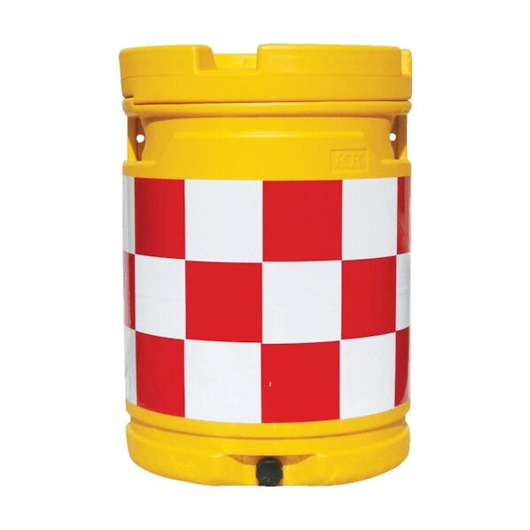 セフティドラム 市松赤/白