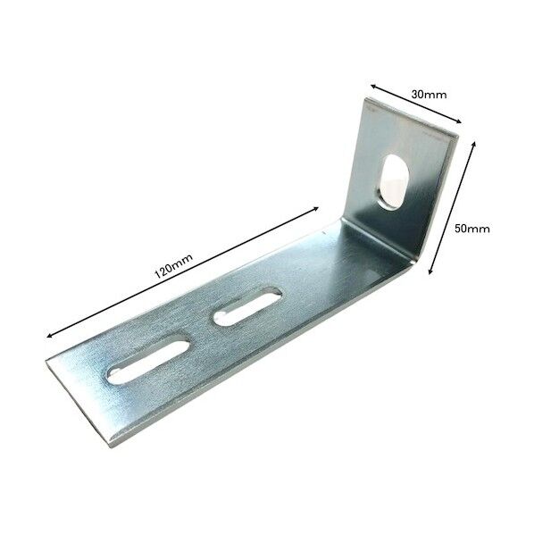 L型固定金具 軽中量ラック用35×50×120 FF-3512 1点