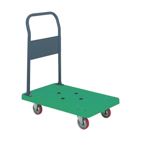 アイケー 樹脂製運搬車 (固定ハンドル) 465 x 720 x 165 mm P102G 1個