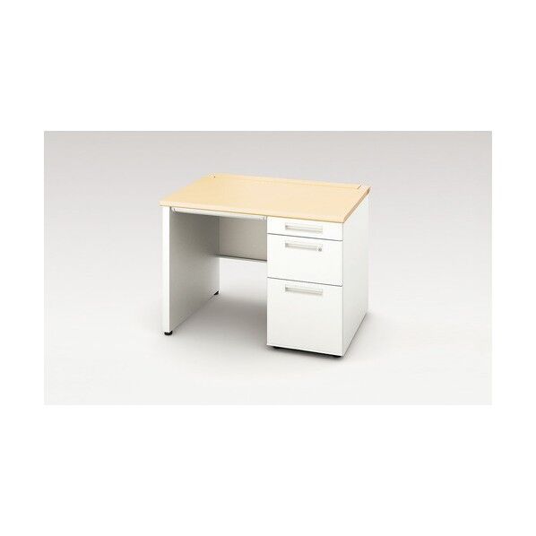 片袖デスク(パネル脚) XEHH107BP-WS 1点