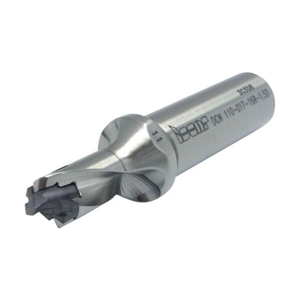 スモウカム ヘッド交換式ドリルボディ(回り止めフラット部付シャンク) 3D