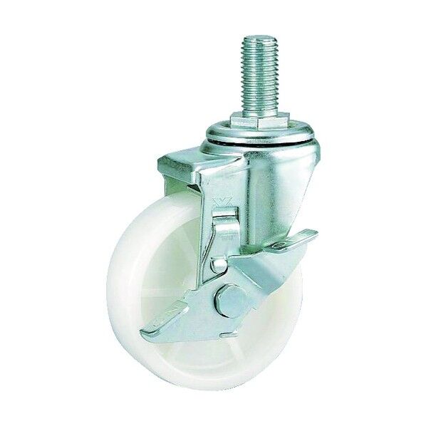 オプションキャスターφ100ナイロン車ストッパー付(スチール金具)