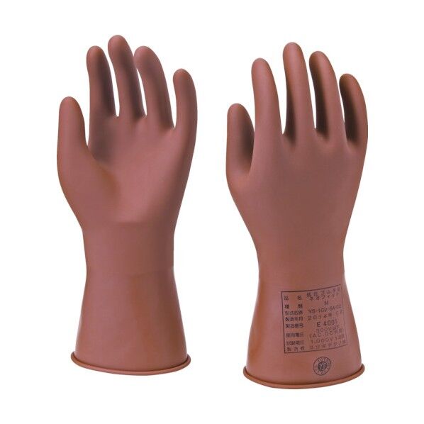YOTSUGI 低圧ゴム手袋 ネオフィット L 交流・直流300V以下用 最薄手 YS-102-54-03 1個