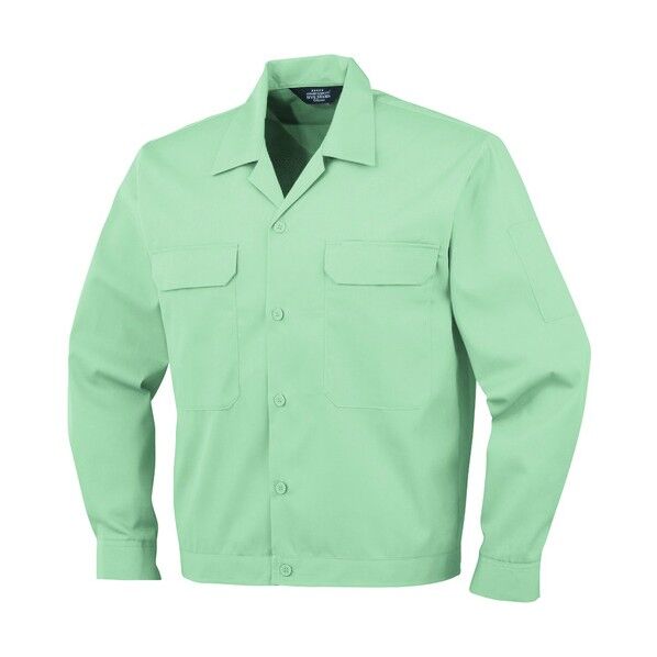 開襟長袖ブルゾンA-6651 9 グリーン SS A-6651-9-SS 1点