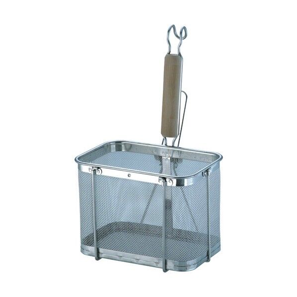 スリースノー 18-8木柄角型ウドンテボ 横型 深型 深型 AUD12001 1個