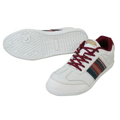 セーフティスニーカー ホワイト×ワイン 27.0 MG5540 1