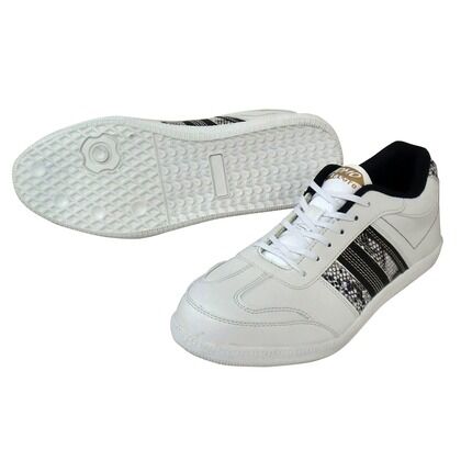 セーフティスニーカー ホワイト×ブラック 24.5 MG5540 1