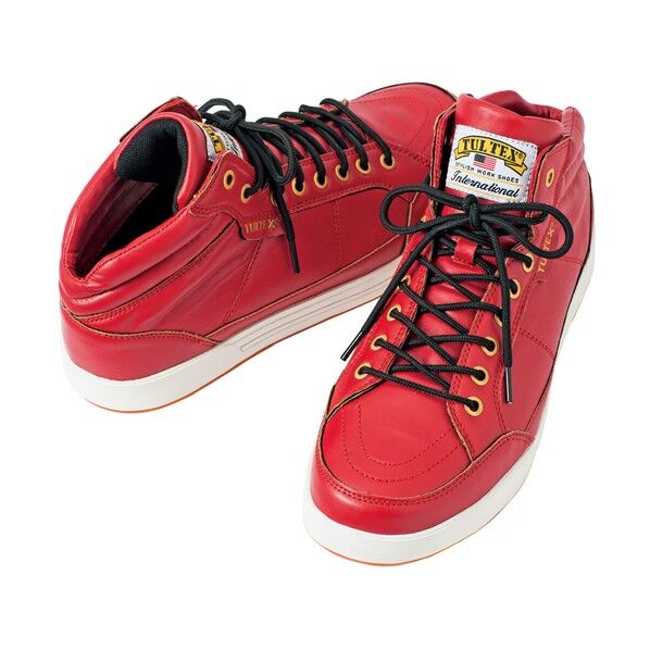 セーフティシューズミドルカット レッド 27.0 AZ51633-009-27.0 1点