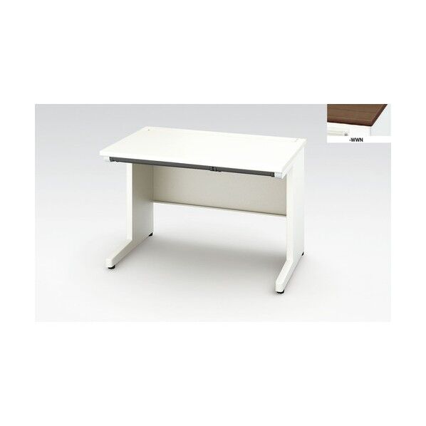 平デスク (浅型引出し付) XEHH117F-S-WWN 1点